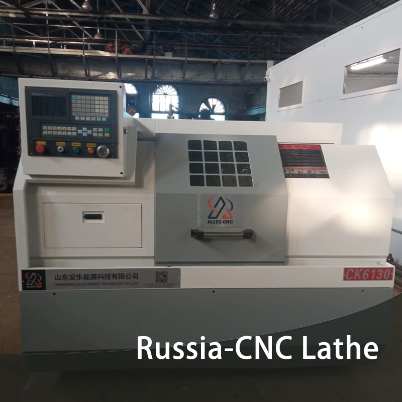 Russian customer received automatic CNC lathe ALCK6130