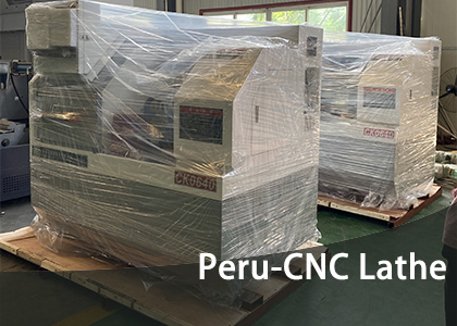 Peruvian customer received flat bed CNC lathe ALCK0640