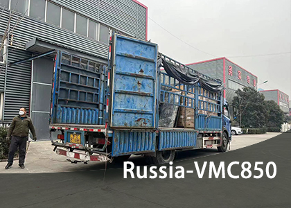 4 axis cnc vertical machining center vmc850 shipped to Russia