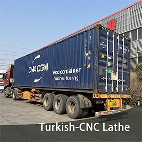 CNC pipe threading lathe sent to Turkey