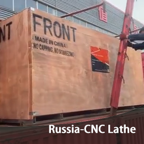 Horizontal CNC Lathe sent to Russia