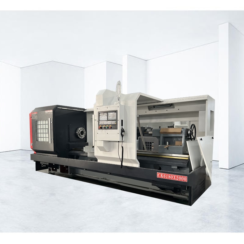 CNC Lathe For Metal ALCK6180 Flat Bed CNC Lathe