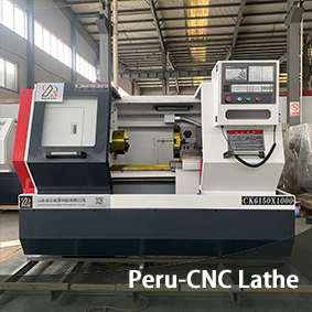 Peruvian customer received ALCK6150x1000 Flat Bed CNC Lathe