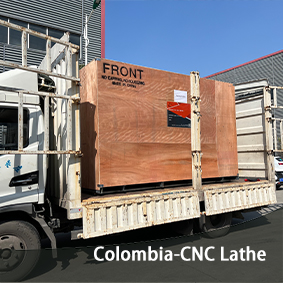 CNC lathe for metal ALCK6163 sent to Colombia