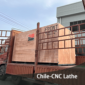 Metal CNC lathe ALCK6180x1500 sent to Chile