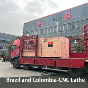 Metal CNC lathes sent to Brazil and Colombia