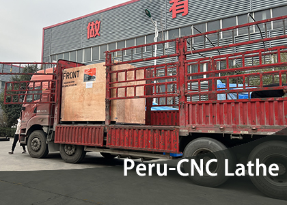 Automatic CNC lathe sent to Peru