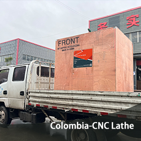 Horizontal CNC lathe ALCK0640 shipped to Colombia