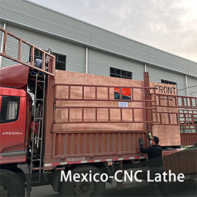 CNC lathe for metal sent to Mexico