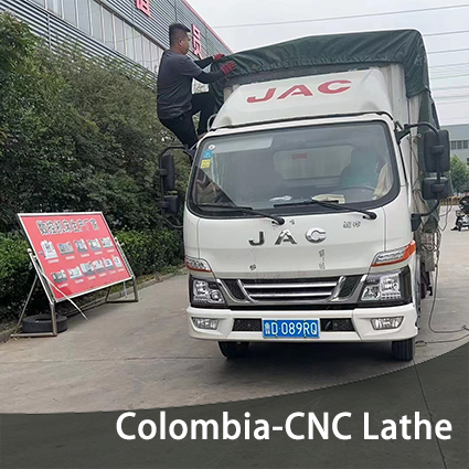 Flat bed CNC lathe ALCK0640 sent to Colombia