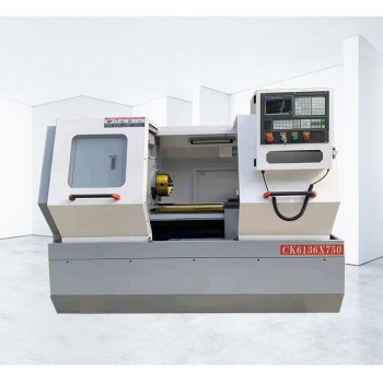 CNC horizontal lathe ALCK6136 for machining metal