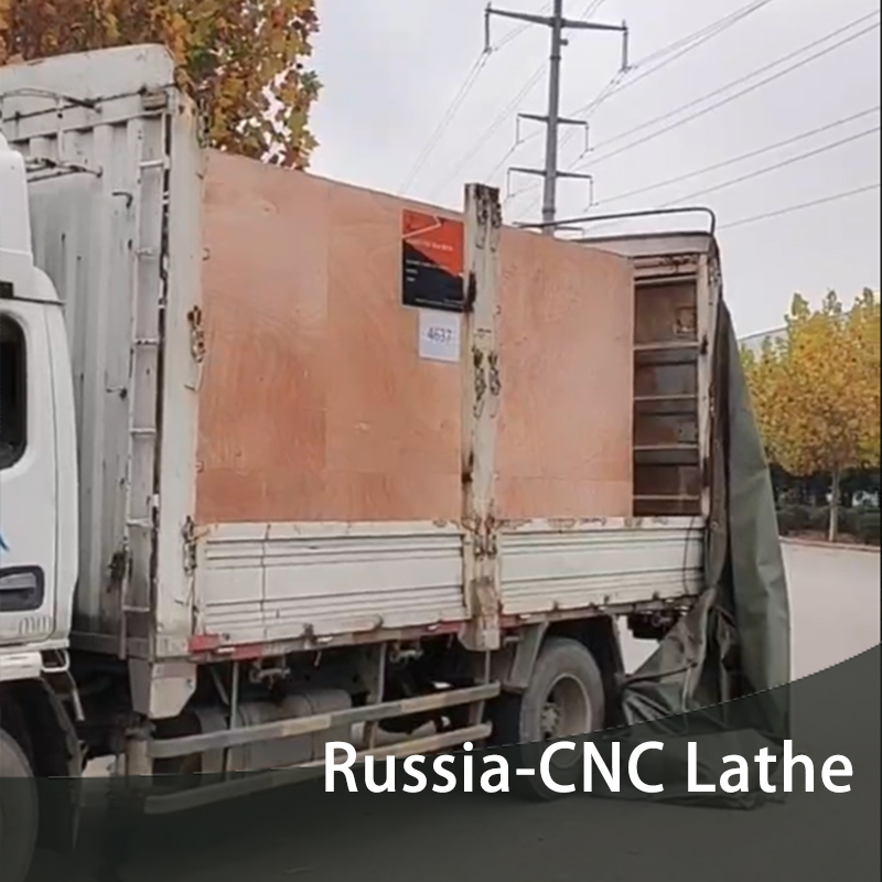 Flat bed cnc lathe machine CK6130 sent to Russia