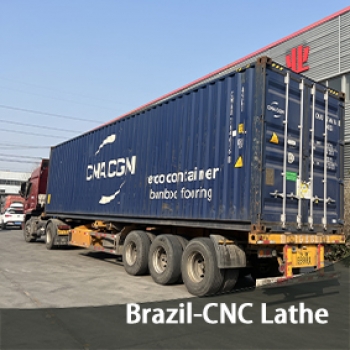 Horizontal CNC Lathe sent to Brazil