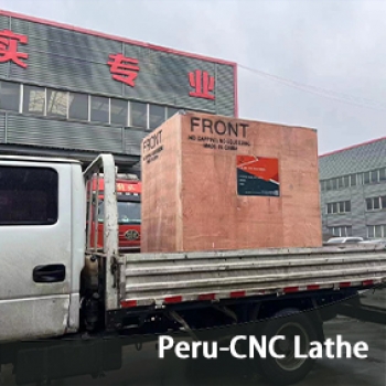 Horizontal CNC lathe ALCK0640 shipped to Peru